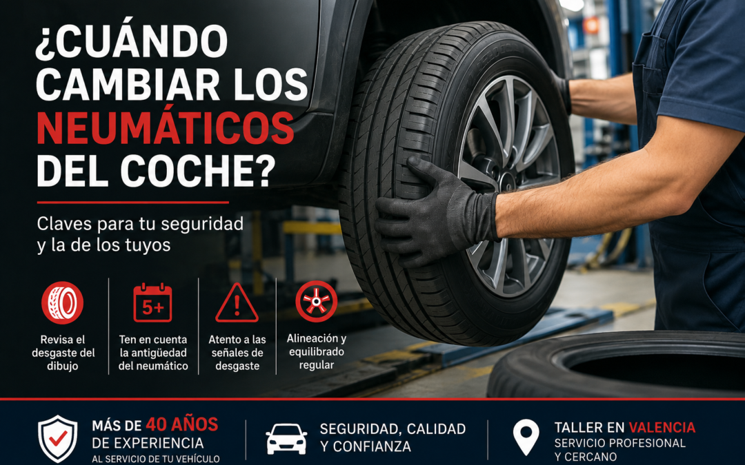 Cuándo cambiar los neumáticos del coche