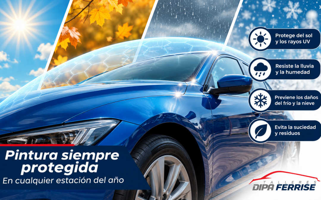 Cómo proteger la pintura del coche durante todo el año