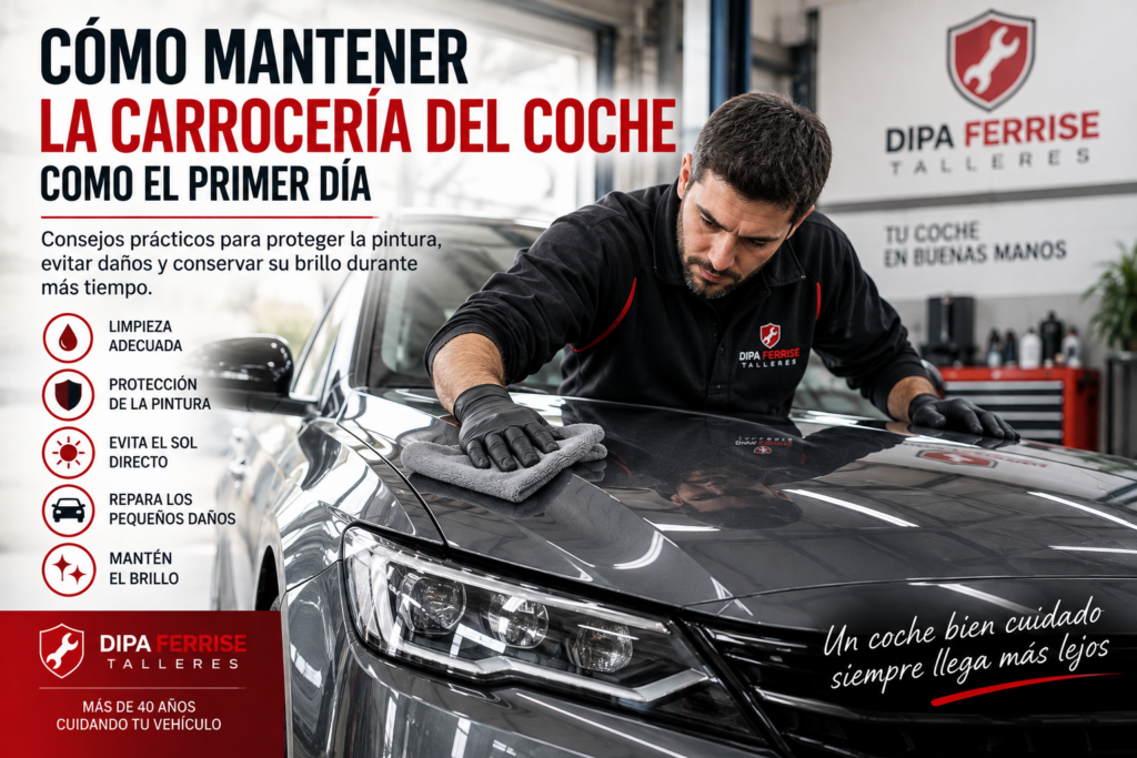 mantener la carrocería del coche