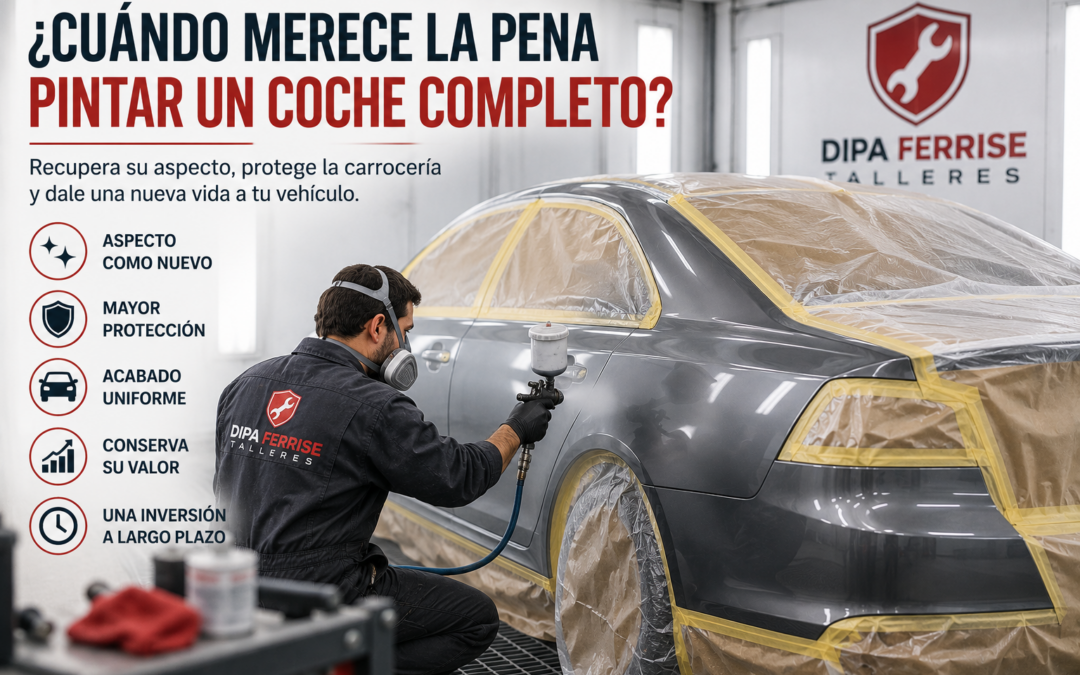 ¿Cuándo merece la pena pintar un coche completo?